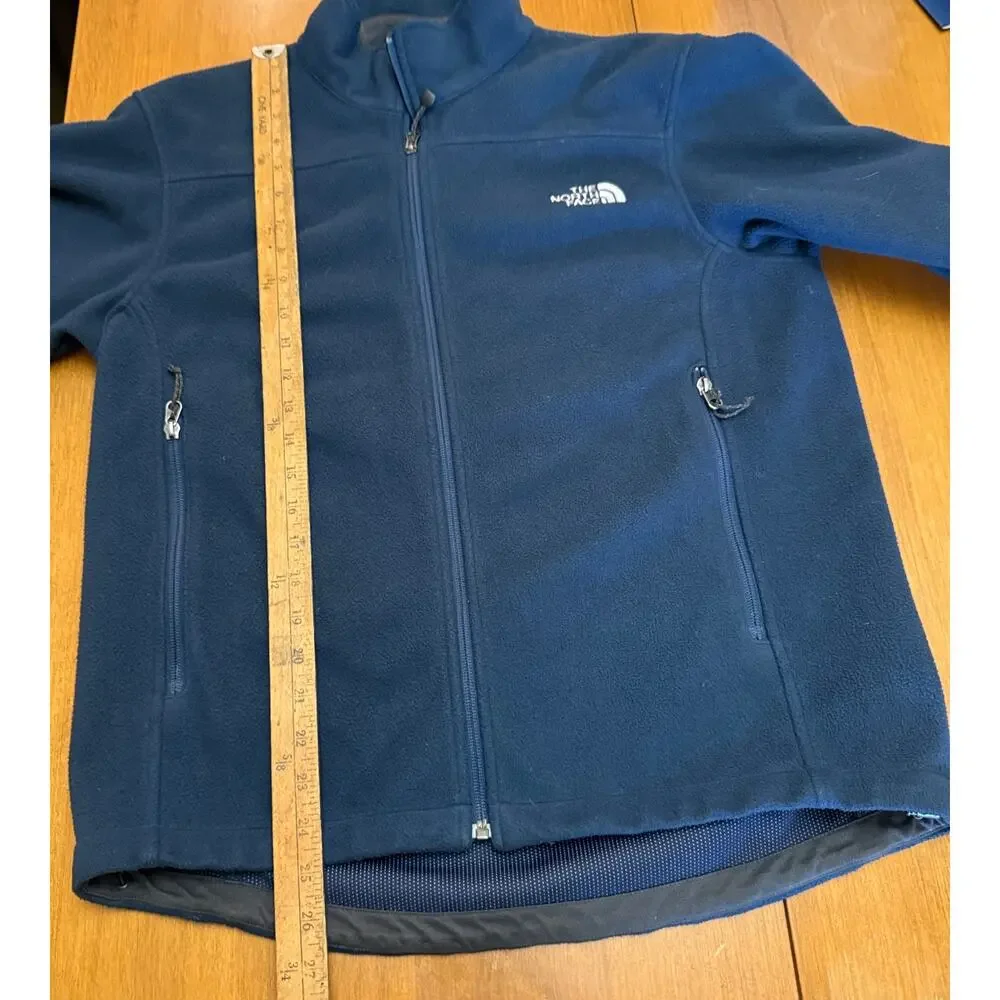 The North Face Windwall full zip fleece Men's M Navy GORPcore outdoor Hiking